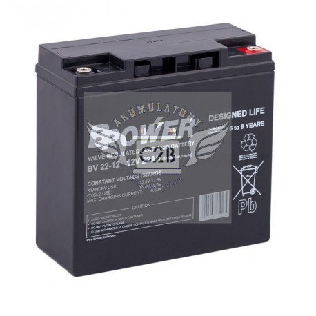 Akumulator przemysłowy 12V 22Ah BPower BV22-12