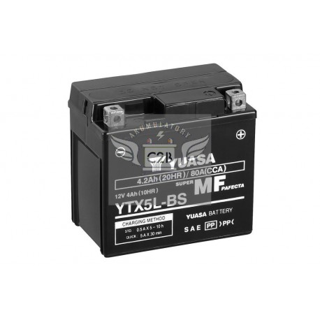 Akumulator motocklowy YUASA YTX5L-BS