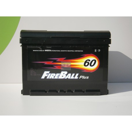 AKUMULATOR FireBall 60Ah 480A L+